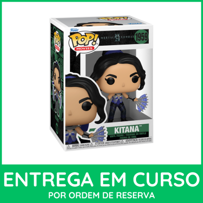 Funko Pop! figura Kitana Mortal Kombat em caixa