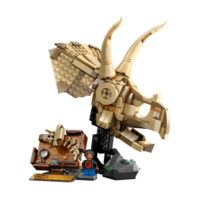 LEGO Jurassic World Dinosaur Fossils Triceratops Skull