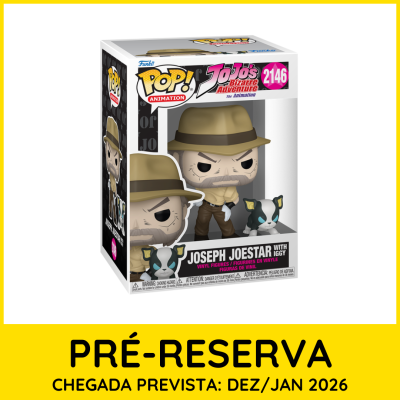 * PRÉ-RESERVA * Funko POP! Animation JoJo's Bizarre Adventure Joseph & Iggy #2146