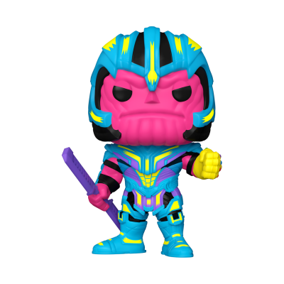 Funko POP! Tees Marvel Studios The Infinity Saga Thanos Black Light