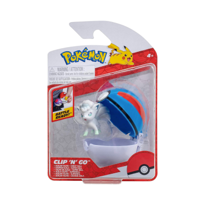 Pokémon Clip N Go Alolan Vulpix + Great Ball