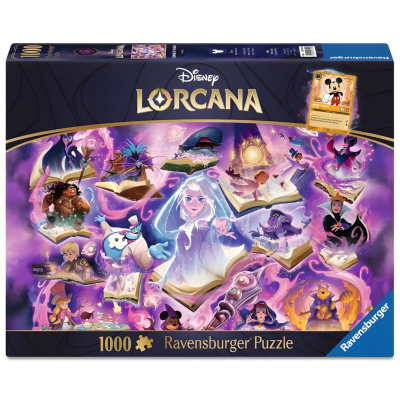 Puzzle Disney Lorcana Améthyst 1000 Peças + Promo Card Ravensburger