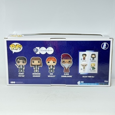 * 2ª MÃO * Funko POP! Harry Potter Harry Potter / Ron Weasley / Hermione Granger / Albus Dumbledore 4 Pack SE