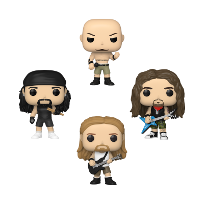 Funko POP! Rocks Pantera Philip Anselmo / Vinnie Paul / Dimebag Darrel / Rex Brown 4 Pack