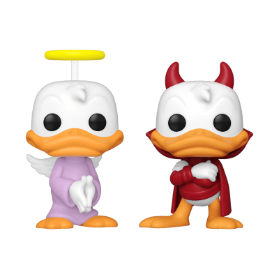 Funko POP! Disney Donald Duck Donald's Shoulder Angel & Devil (2 Pack) 2022 Wondrous Convetion Limited Edition
