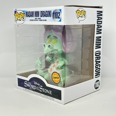 * 2ª MÃO * Funko POP! Disney The Sword in the Stone Madam Mim (Dragon) #1102 CHASE