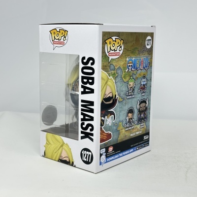 Caixa Funko Pop! Animation Soba Mask número 1277 da série One Piece