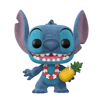 Funko POP! Disney Lilo & Stitch Luau Stitch #1567 Flocked SE