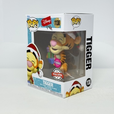 * 2ª MÃO * Funko POP! Disney Tigger #1130 Flocked SE