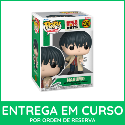 Figura Funko Pop Nagumo da série Sakamoto Days na caixa