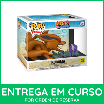 * PRÉ-RESERVA * Funko POP! Deluxe Animation Naruto Shippuden Kurama #2118 GITD