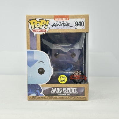 Figura de vinil Aang (Spirit) da Avatar, embalagem POP! Animation
