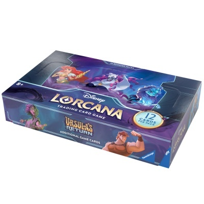 Caixa Completa Disney Lorcana Trading Card Game Ursula's Return Booster (Em Inglês)