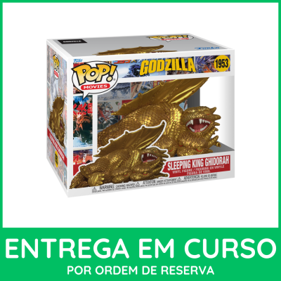 * PRÉ-RESERVA * Funko POP! Movies Godzilla Sleeping King Ghidorah 6" #1953 (Super Sized POP!)