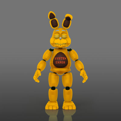 Figura Articulada Funko Five Nights At Freddy's System Error Bonnie 16cm GITD