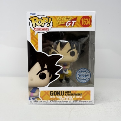 * 2ª MÃO * Funko POP! Animation Dragon Ball GT Goku With Kamehameha #1634 SE
