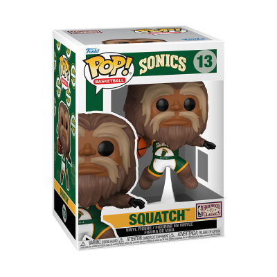 * PRÉ-RESERVA * Funko POP! Basketball NBA Mascots Seattle Sonics Squatch #13