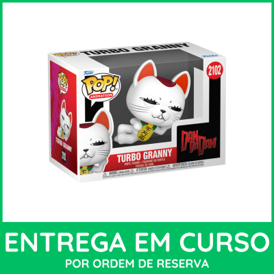Figura vinil Funko Pop! Turbo Granny da animação Dandadan na embalagem