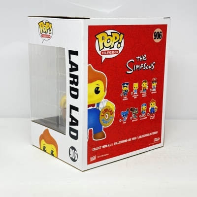 * 2ª MÃO * Funko POP! Television The Simpsons Lard Lad 6" #906 (Super Sized POP!)