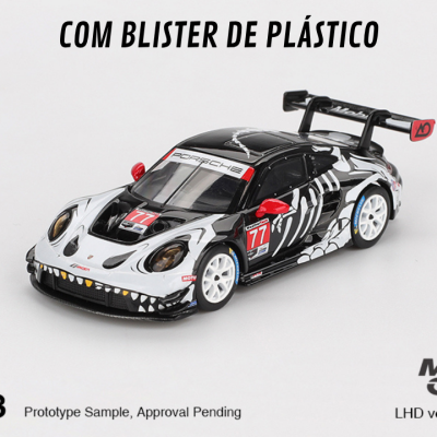 Diecast 1:64 Porsche 911 (992) GT3 R #77 GTD PRO AO Racing Petit Le Mans 2025 - Mini GT (COM BLISTER)