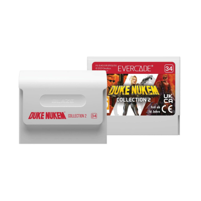 Cartuchos de videojogo Duke Nukem Collection 2 para Evercade