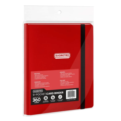 Capa Arquivadora/Protetora Red Binder (360 Cartas) Evoretro