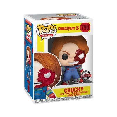Funko POP! Movies Child's Play 3 Chucky (Half Bloody) #798 SE