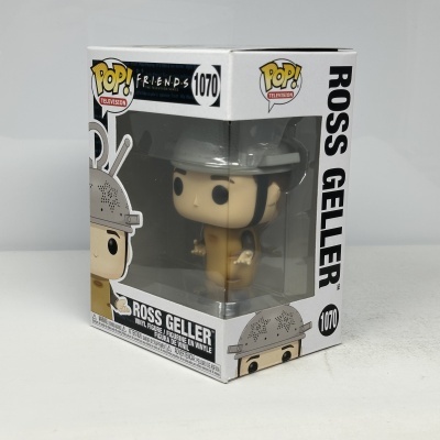 Figura Pop! de vinil Ross Geller da série Friends na caixa