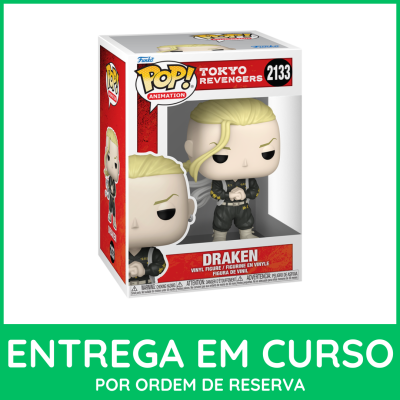 Figura Funko Pop Draken Tokyo Revengers embalada