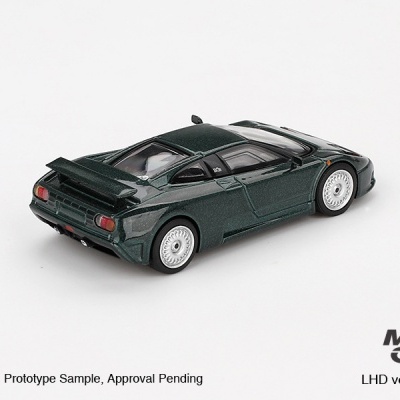 Diecast 1:64 Bugatti EB110 GT Verde Scuro - Mini GT