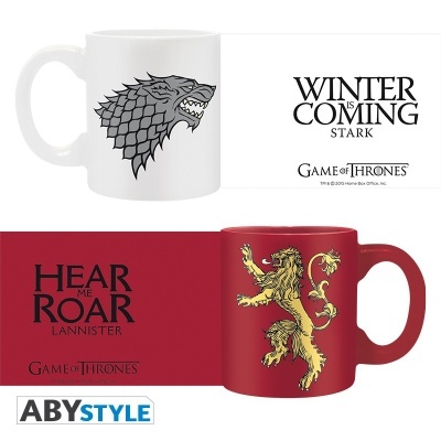 Set 2 Mug's Expresso Game of Thrones Stark & Lannister 110 ml