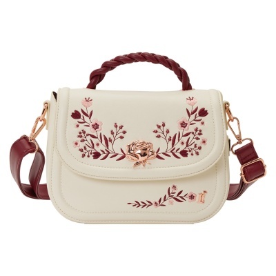 Mala LoungeFly Floral Cream & Red