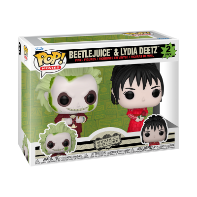 * PRÉ-RESERVA * Funko POP! Movies Beetlejuice Bettlejuice & Lydia Deetz 2 Pack