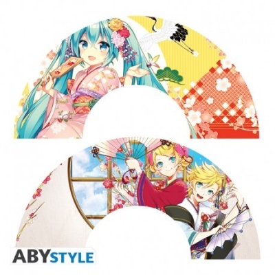 Leque Hatsune Miku Hatsune Miku & Twins Kimono ABYstyle