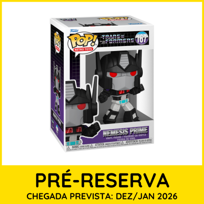 * PRÉ-RESERVA * Funko POP! Retro Toys Transformers Nemesis Prime #167