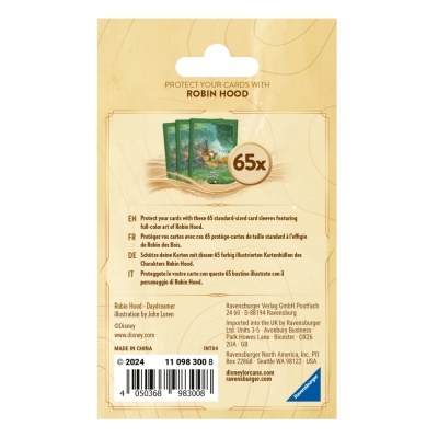 Disney Lorcana Trading Card Game Robin Hood Sleeves