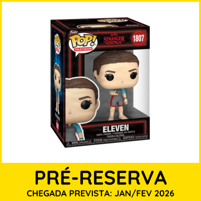 Figura Funko Pop! Eleven da série Strangers Things em embalagem