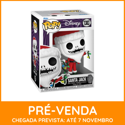 * EM PRÉ-VENDA ONLINE * Funko POP! Disney The Nightmare Before Christmas Santa Jack #1383