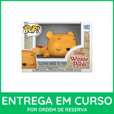 Figura Funko POP em vinil de Winnie the Pooh a dormir na embalagem