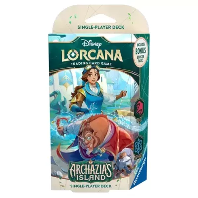 Disney Lorcana Trading Card Game Starter Deck Archazia’s Island (Em Inglês)