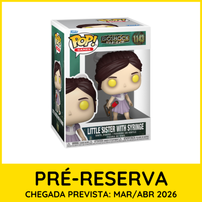 Funko Pop! Little Sister with Syringe BioShock na caixa para pré-reserva