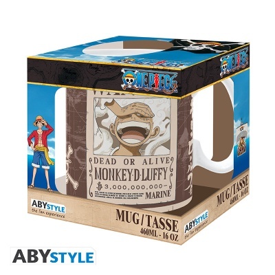 Mug One Piece Luffy Wanted 460ml