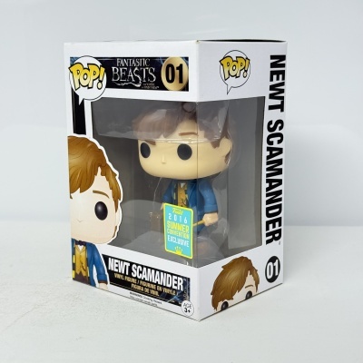 * 2ª MÃO * Funko POP! Fantastic Beasts and Where to Find Them Newt Scamander #01 Summer Convention 2016