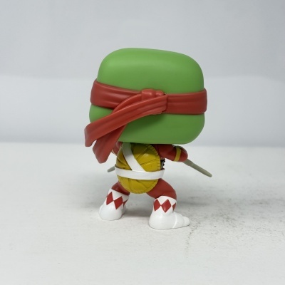 * 2ª MÃO * Funko POP! Retro Toys Power Rangers X Teenage Mutant Ninja Turtles Raphael #112 2022 Fall Convention Limited Edition