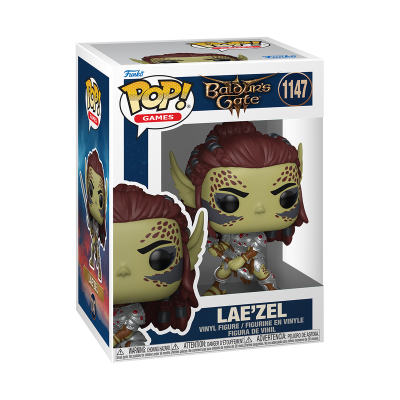 Figura Funko Pop! Lae'zel Baldur's Gate vinyl na caixa