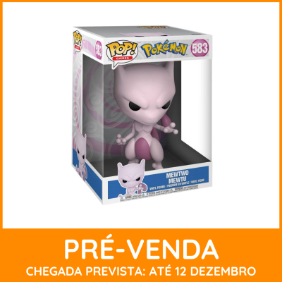 * EM PRÉ-VENDA ONLINE * Funko POP! Games Pokemon Mewtwo 10" #583 (Jumbo Sized POP!)