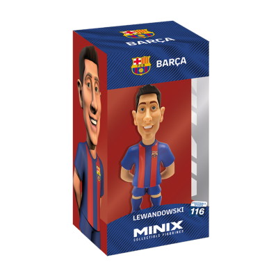 Figura Minix Football Stars Barcelona Lewandowski #116