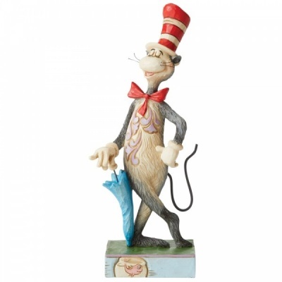 Figura Jim Shore Dr. Seuss The Cat In The Hat With Umbrella 16cm Enesco