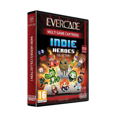Cartucho com Jogos Indie Heroes Collection 1 Evercade #17