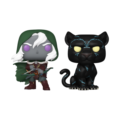 Funko POP! Games Dungeons & Dragons Drizzt Do'Urden & Guenhwyvar 2 Pack